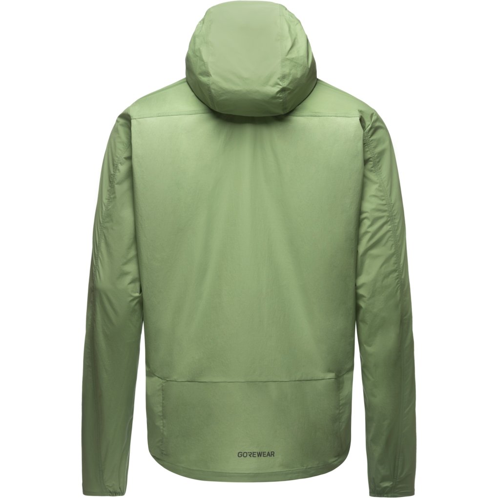 GOREWEAR Fernflow Hooded Windbreaker Men - engine green DB00