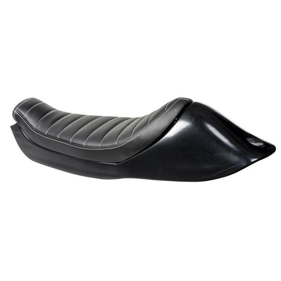 Highway Hawk Sportster Café Racer comfort saddle for Harley Davidson Universal - BlackRef: hig0046 / c537-0011b
