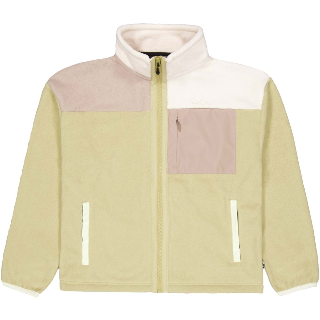 Picture Arcca Full Zip Fleece Jacket Women - Hemp Roebuck Vanilla