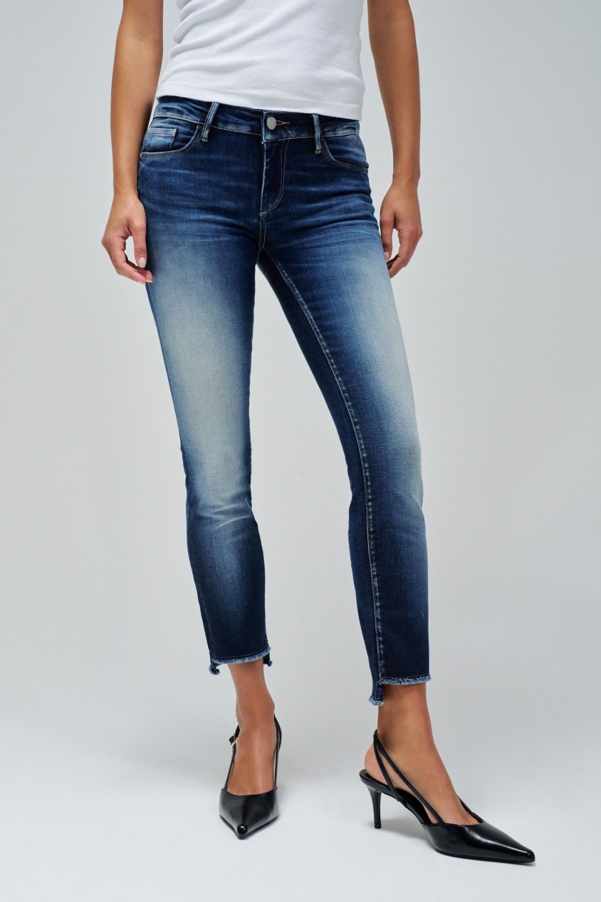 WONDER PUSH UP CROPPED SKINNY JEANS