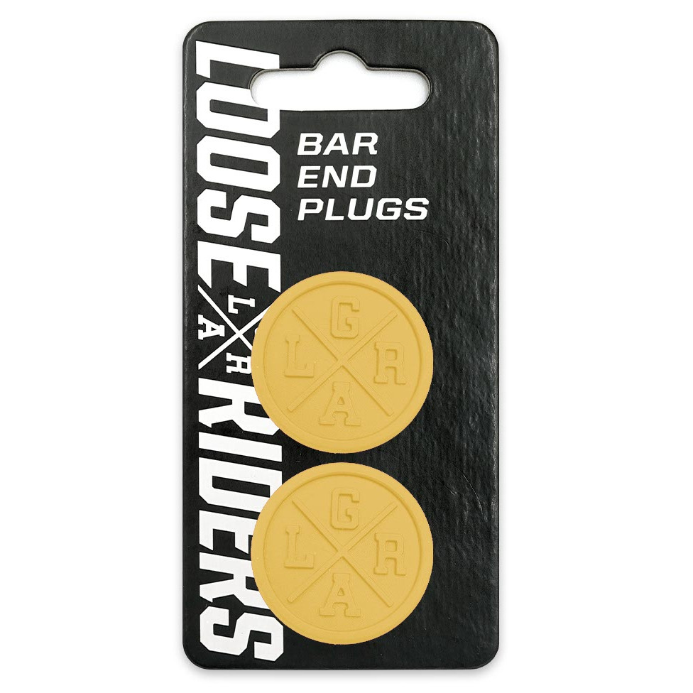 Loose Riders Grip End Plugs - yellow