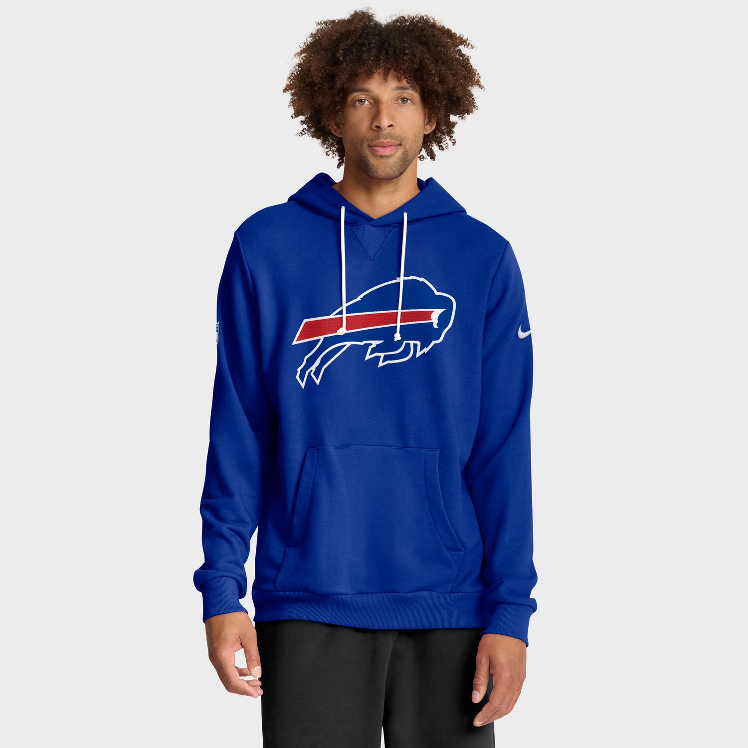 Buffalo Bills 2025 NFL Sideline Standard Issue Hoodie Blue