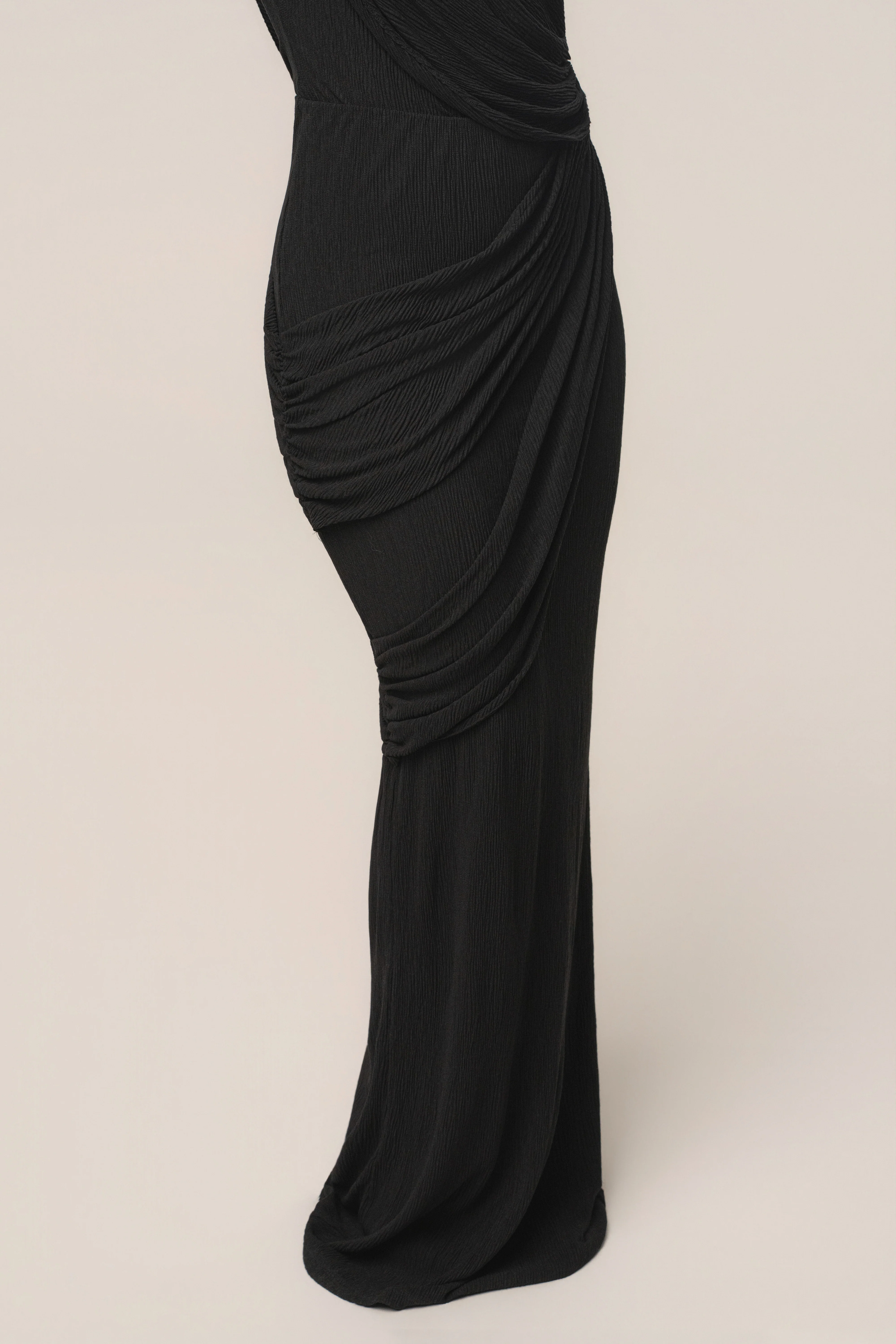 Black Paradise Hills Maxi Skirt