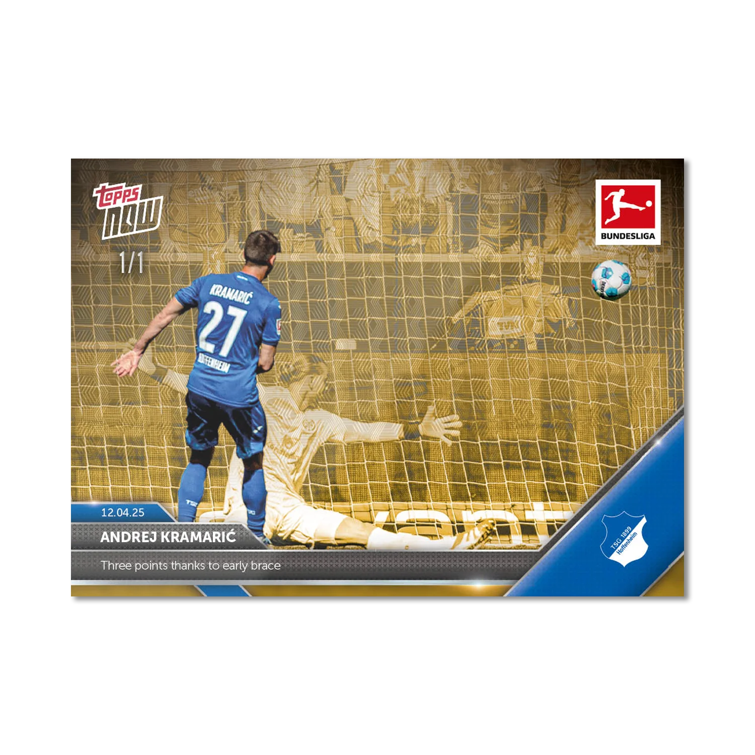 Andrej Kramarić - 2024-25 Bundesliga Topps NOW® Card 164