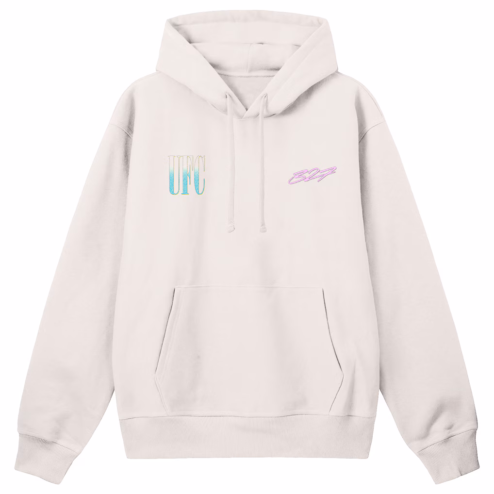Men's White  UFC 327 Suave Hoodie