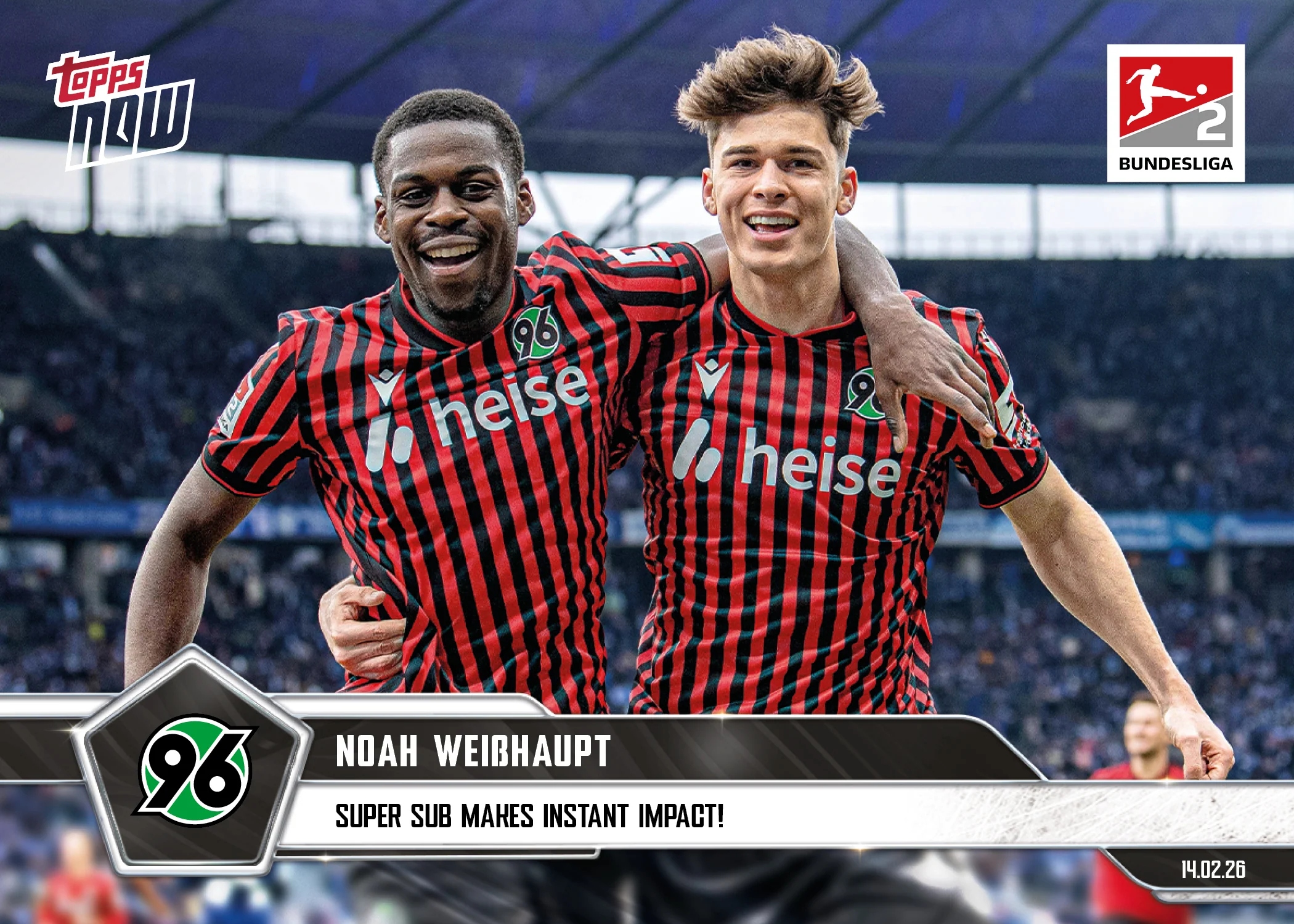 Noah Weißhaupt - 2025-26 Bundesliga Topps NOW® - Card 124