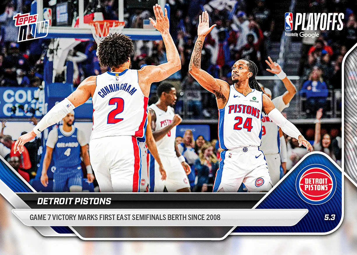 Detroit Pistons - 2025-26 NBA Topps NOW® - Card 291