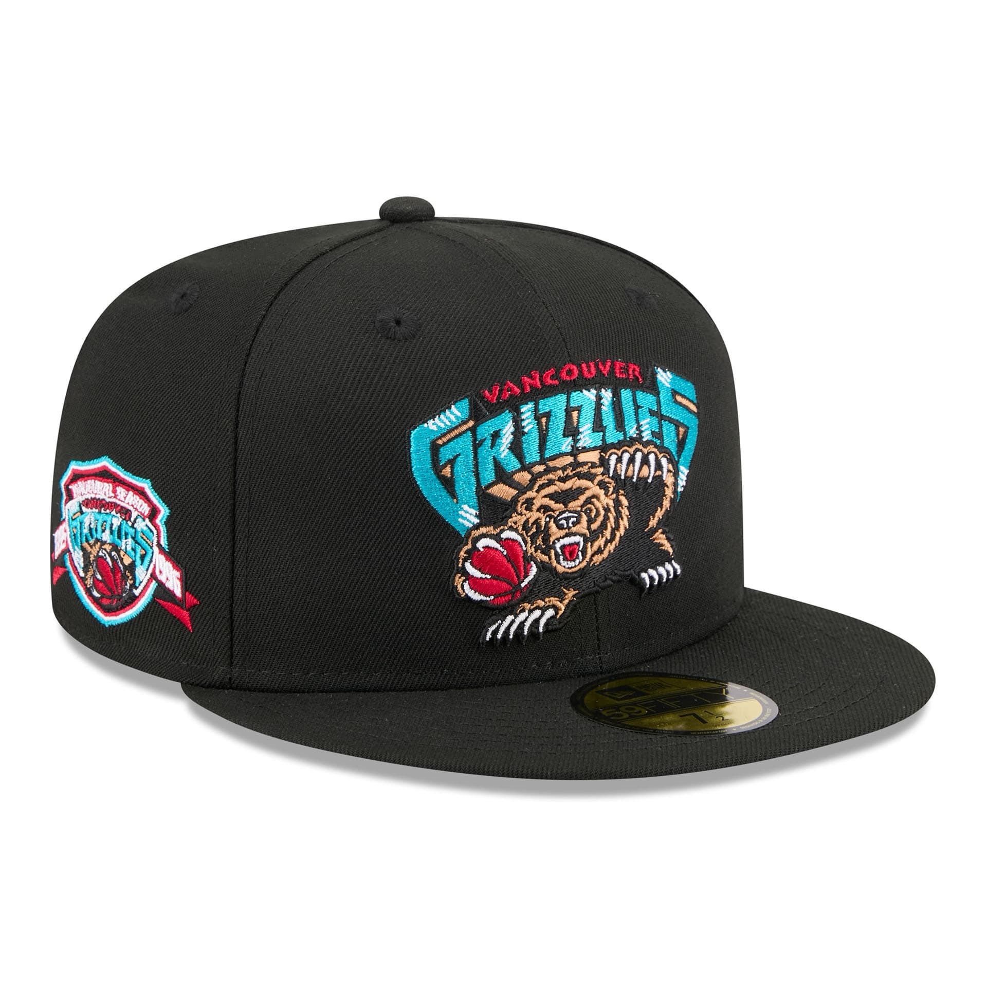 Vancouver Grizzlies 1995-2001 Hardwood Classics 59FIFTY Fitted Cap Black