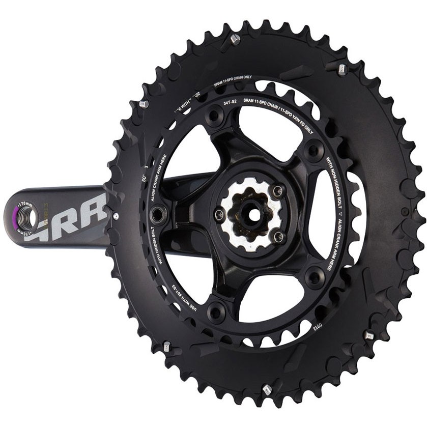 SRAM Force 22 Crankset 11-speed compact - GXP - 50/34 - black