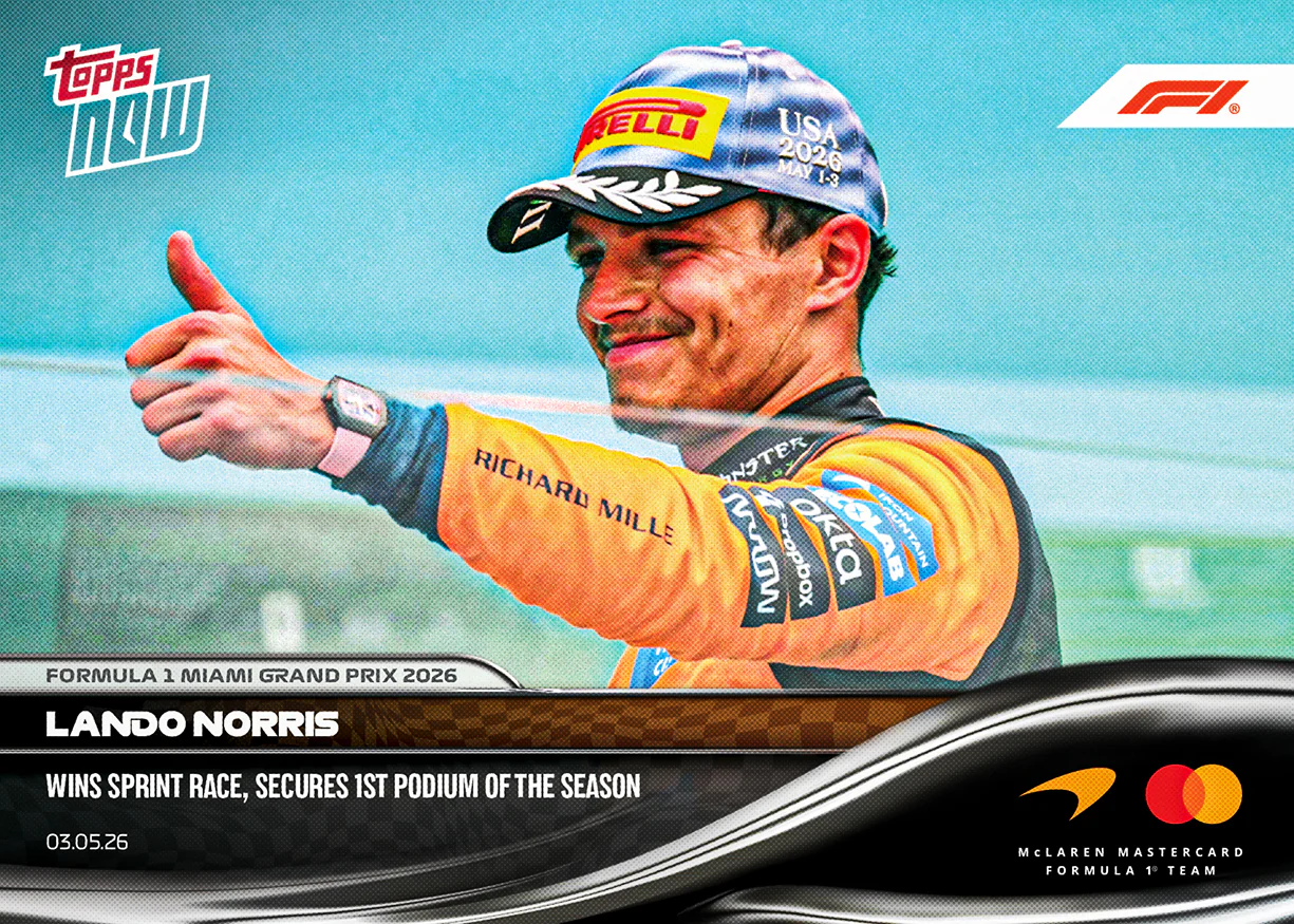 Lando Norris - 2026 Formula 1® Topps NOW® - Card 26
