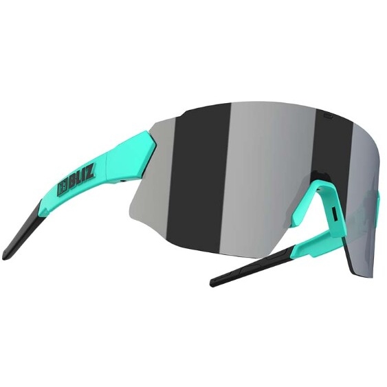 Bliz Breeze Glasses - Transparent Dark Grey - Brown Red Multi | Orange