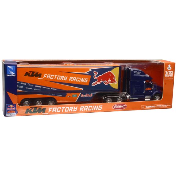 Newray Miniature Truck Team KTM Red Bull - Scale 1/32 - Blue / OrangeRef: NRY0004 / 14393