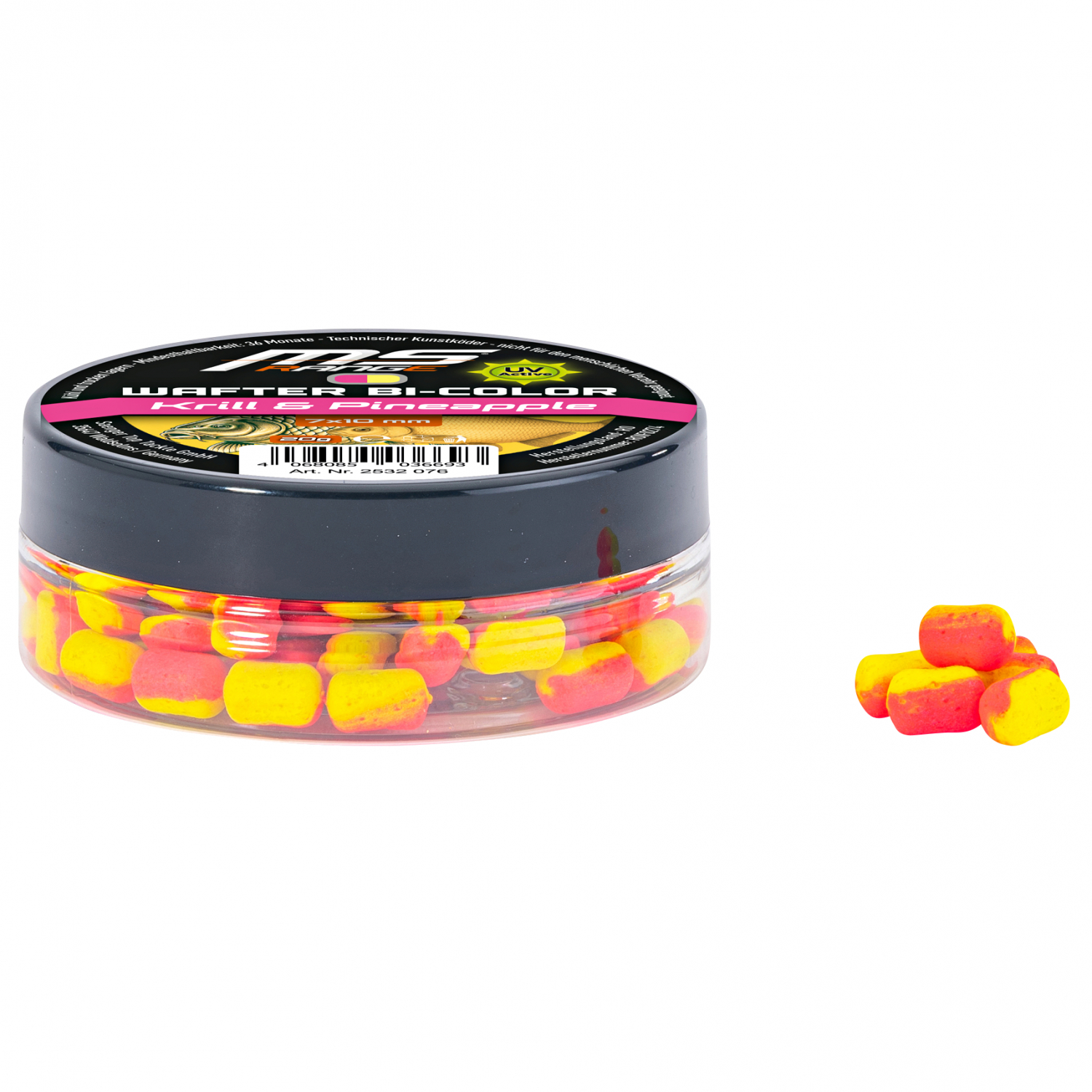 MS Range Wafter Bi-Color Dumbells (Krill & Pineapple)