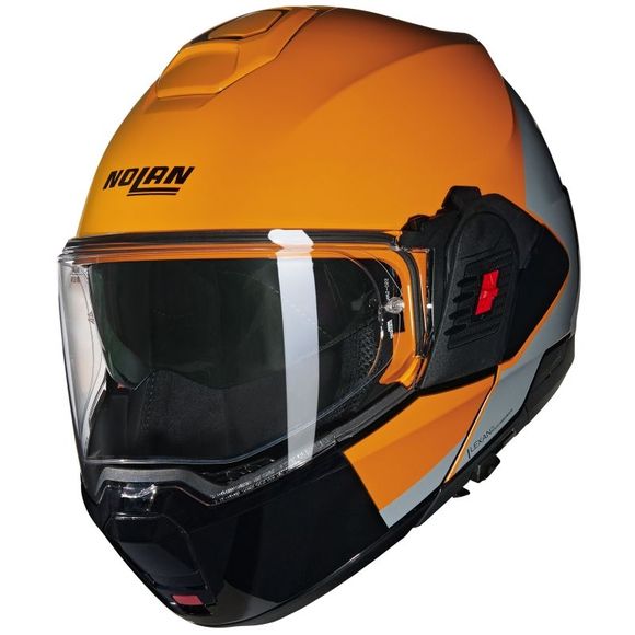 Nolan N120-1 modular helmet - Grafo - Orange / GrayRef: Nl1642-C188