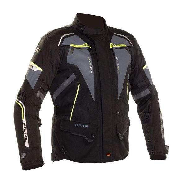 Motorcycle Jacket Richa Infinity 2 Flare - Gray / YellowRef: RC0589