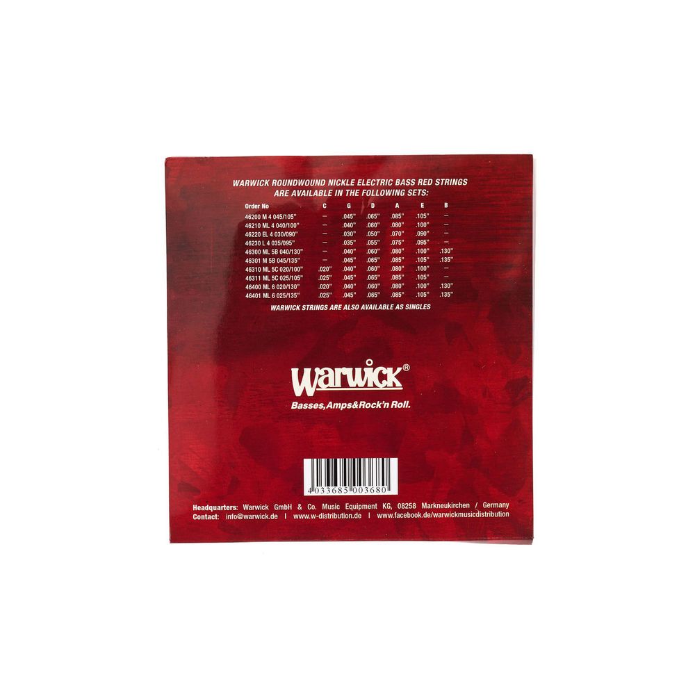 Warwick 46200 M Red Label – Thomann Ireland