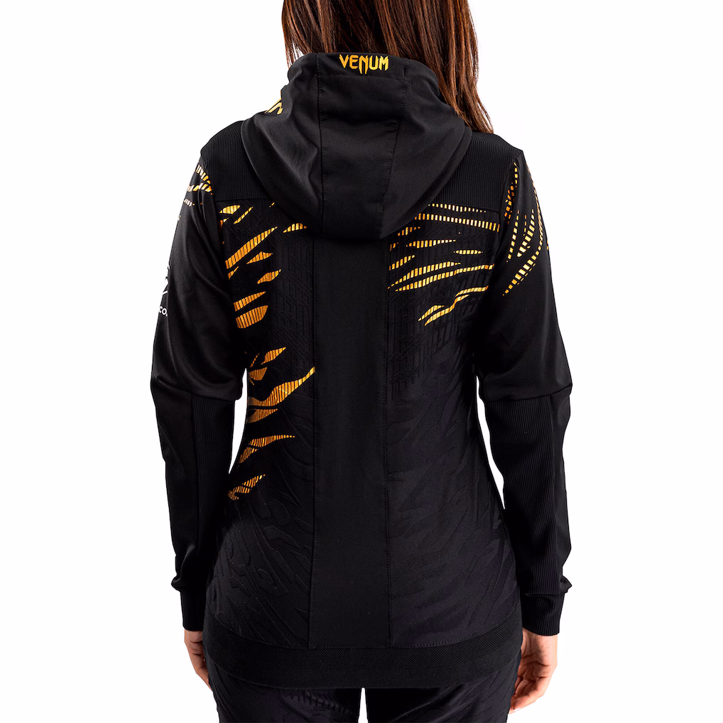 UFC Fusion by Venum Fight Night Hoodie - Black/Gold - Womens
