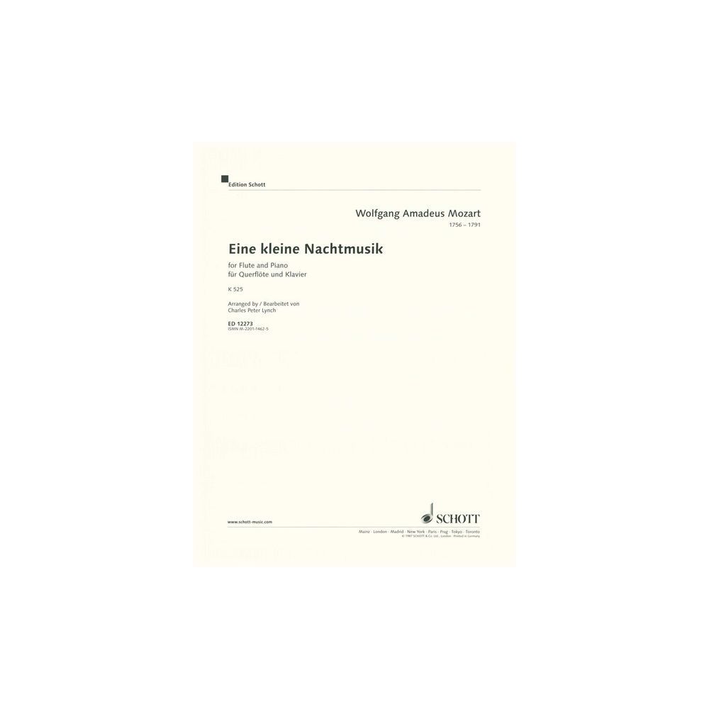 Schott Mozart Kleine Nachtmusik Flute – Thomann Ireland