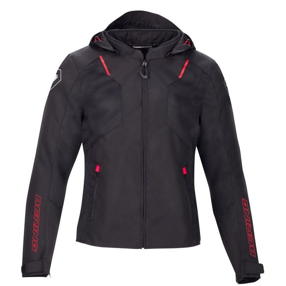 Bering Wing Motorcycle Jacket - Black / RedRef: BR1698