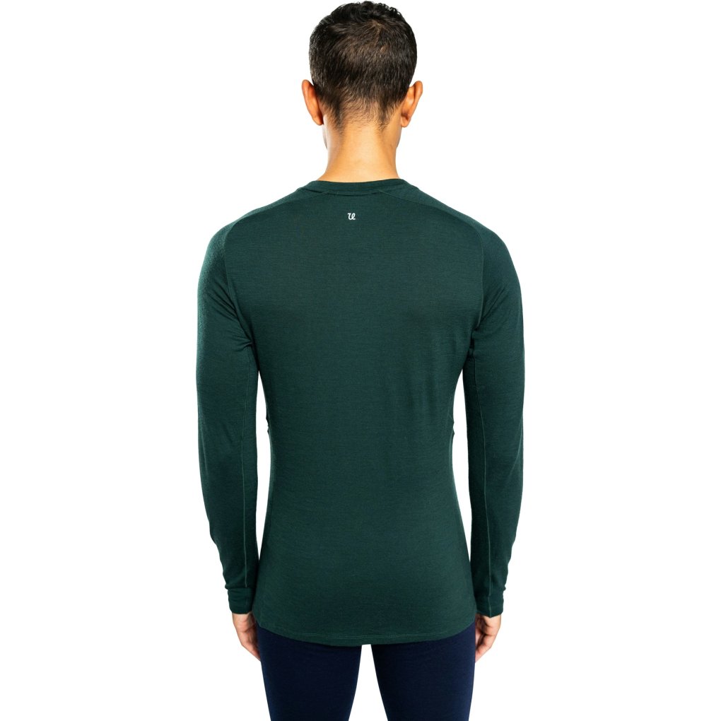 Ulvang Hero Crew Longsleeve Baselayer Men - Beetle Green