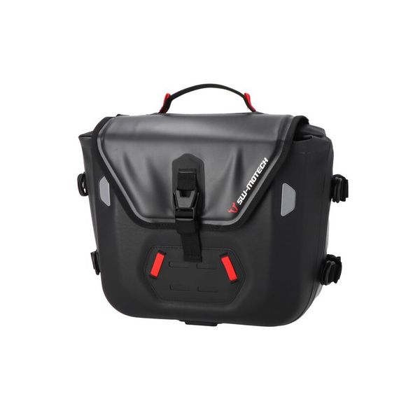 SW-MOTECH SysBag WP S saddlebags (12-16 liters) complete with left side support - BlackRef: Swm1398 / Bc.Sys.00.004.12000L