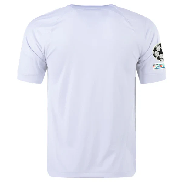 Inter Milan Away Jersey w/ Champions League + Copa Italia Patches 23/24 (White/Lyon Blue)