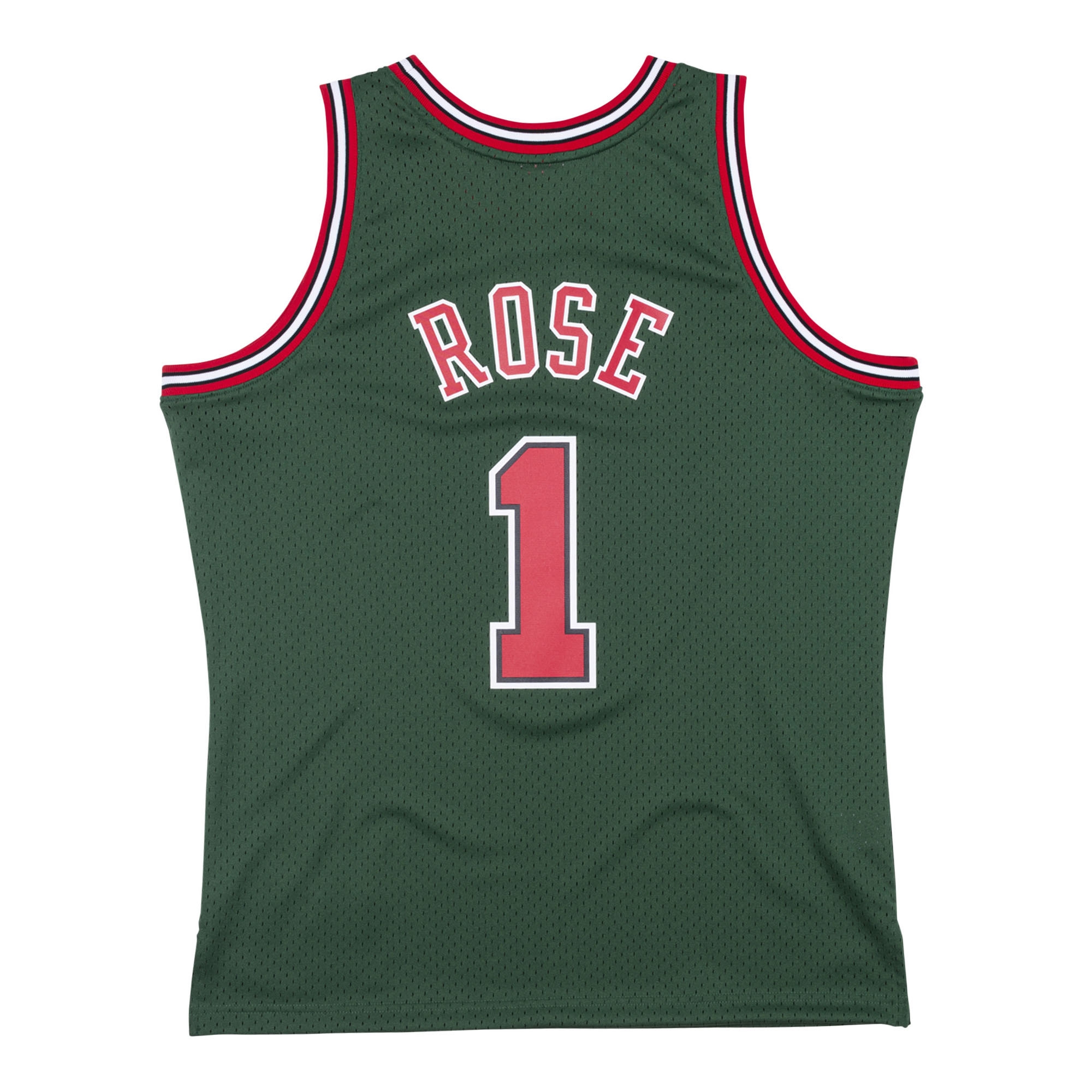 Derrick Rose #1 Chicago Bulls 2008-09 Green Week Swingman NBA Jersey