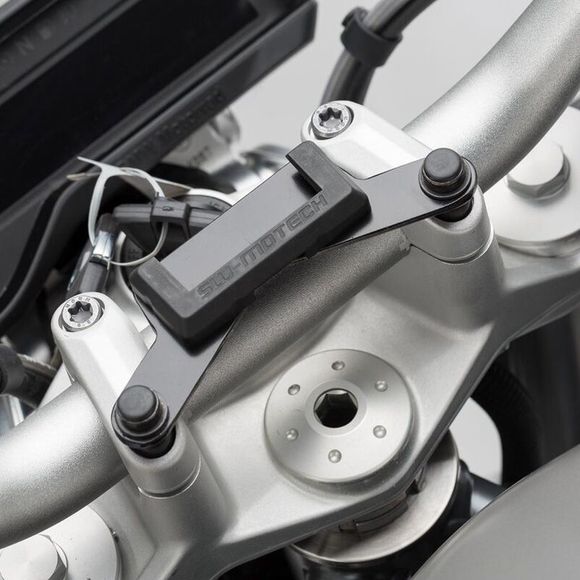 SW-MOTECH GPS Mount — Handlebar Bracket — BlackRef : GPS.07.646.11302/B