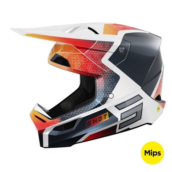 Cross Shot Race Helmet - Phaser 2025 - Blue / RedRef: SO2556