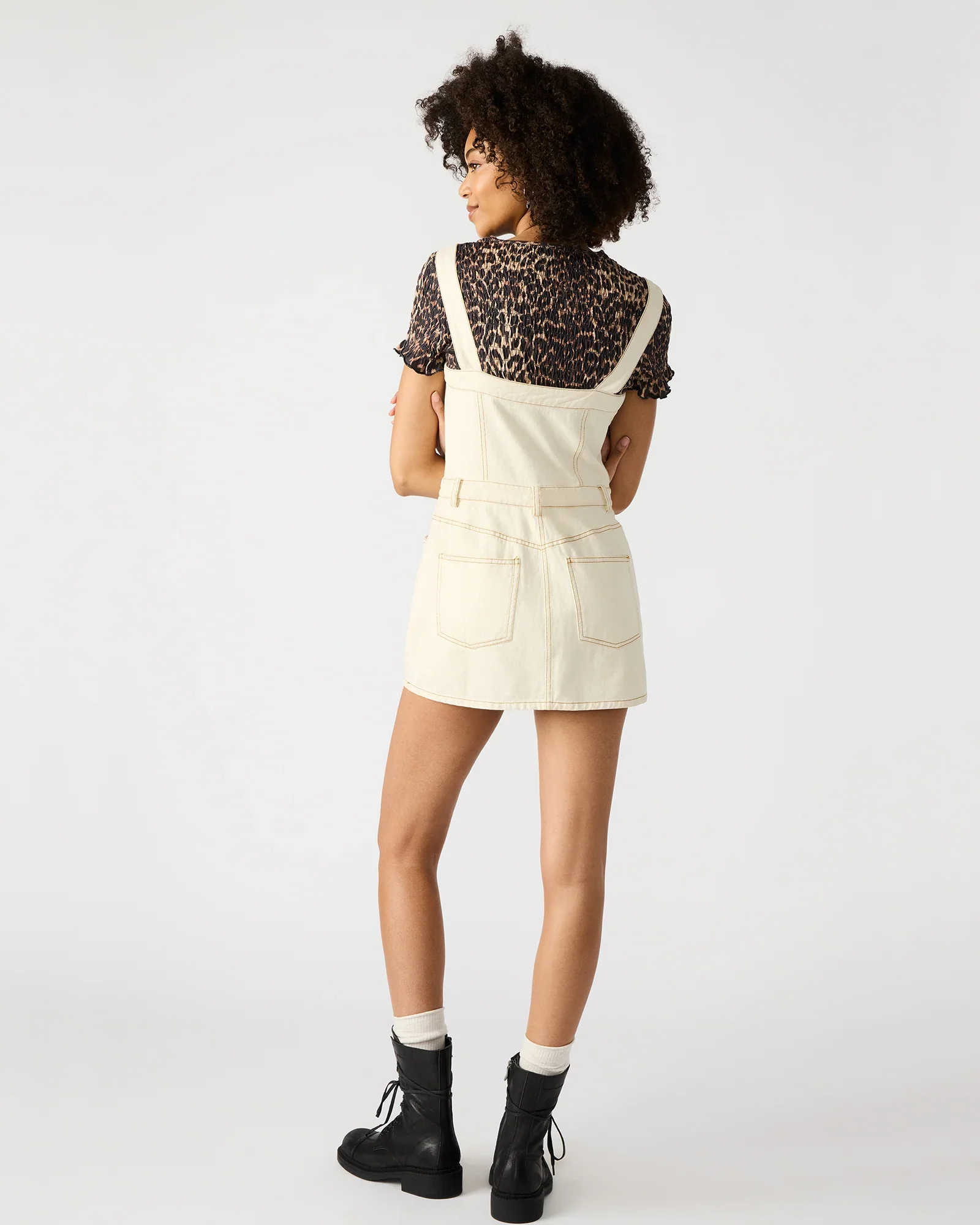 Lake Denim Dress Cream