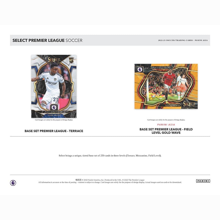 2022/23 Panini Select Premier League Soccer Asia Tmall Box
