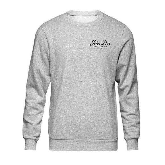 John Doe JD LETTERING Sweatshirt - GreyRef: JDE0255