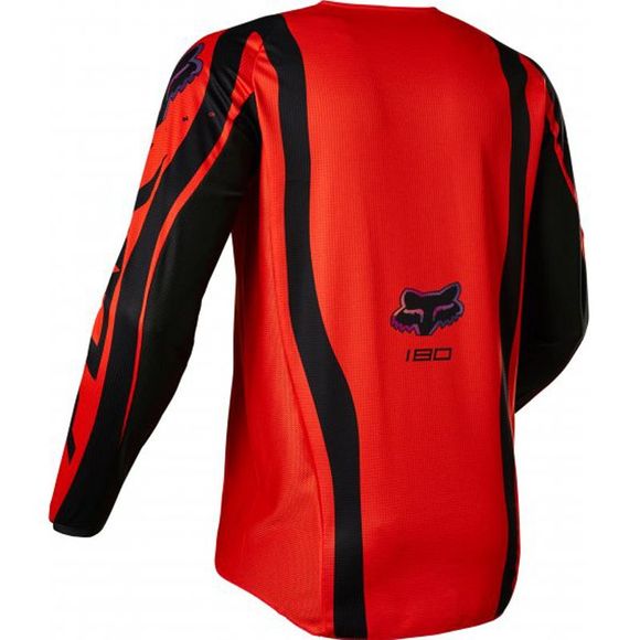 Maillot cross Fox 180 VENZ - FLUO RED 2023 - Rouge / NoirRef : FX3684