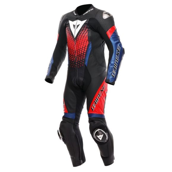 Dainese Laguna Seca 6 Perf 1 Piece Suit - Black / BlueRef: DN2204