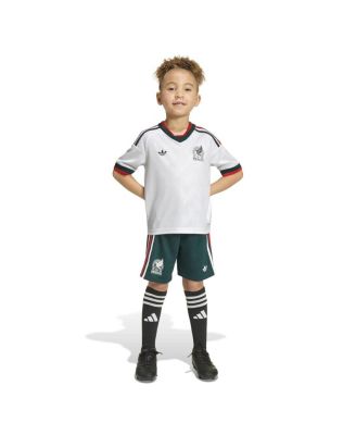 Toddler White Mexico National Team 2026 Away Replica Kit Set