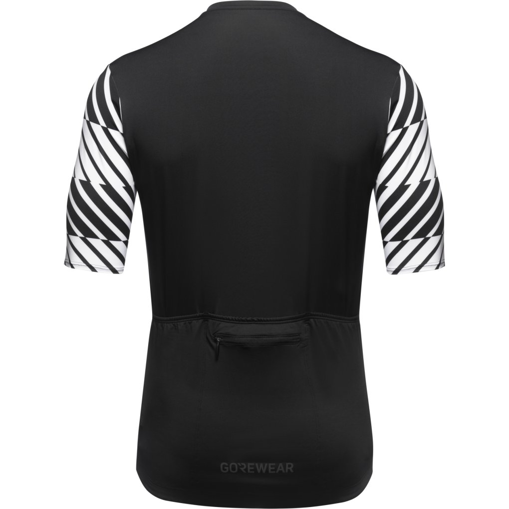 GOREWEAR Swiftride Optical Short Sleeve Jersey Men - black/white 9901