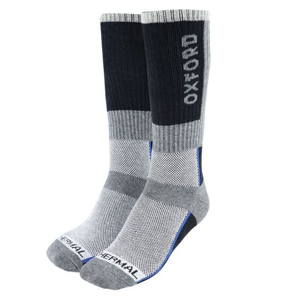 Regular thermal Oxford socks - gray / blackRef: OD0370