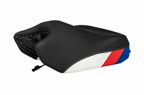 Heated Touratech Red blue Fresh Touch comfort saddle - XLBMW 1300 R 1300 GS - 2023 - 2026Ref: Trt01276A / 01-035-5913-0