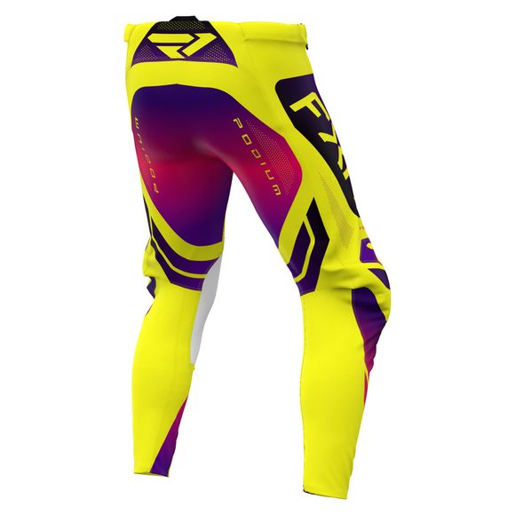 FXR PODIUM RELAY RAZZ 2026 cross pants - Yellow / PurpleRef: FXR1692