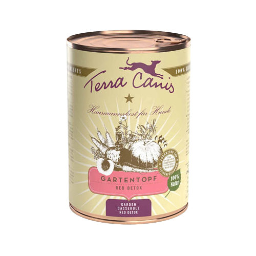 Terra Canis Vegetable & Fruit Menu Red Detox - 6 x 400 g