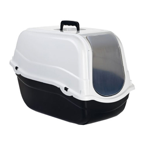 Beeztees Romeo Litter Tray - Black / White