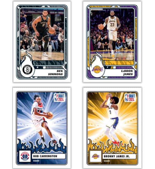 Panini NBA 2024-25 Stickers & Cards - Album + 3 Boxes (=150 Packets)