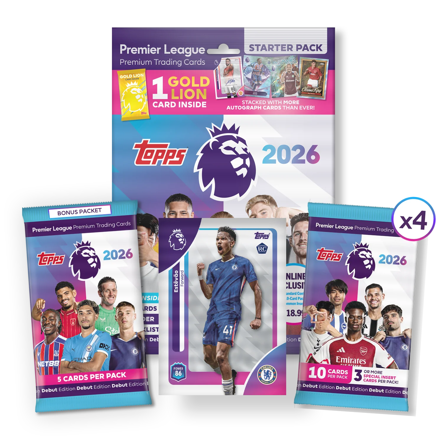 Topps Premier League 2026 - Debut Edition - Starter Bundle