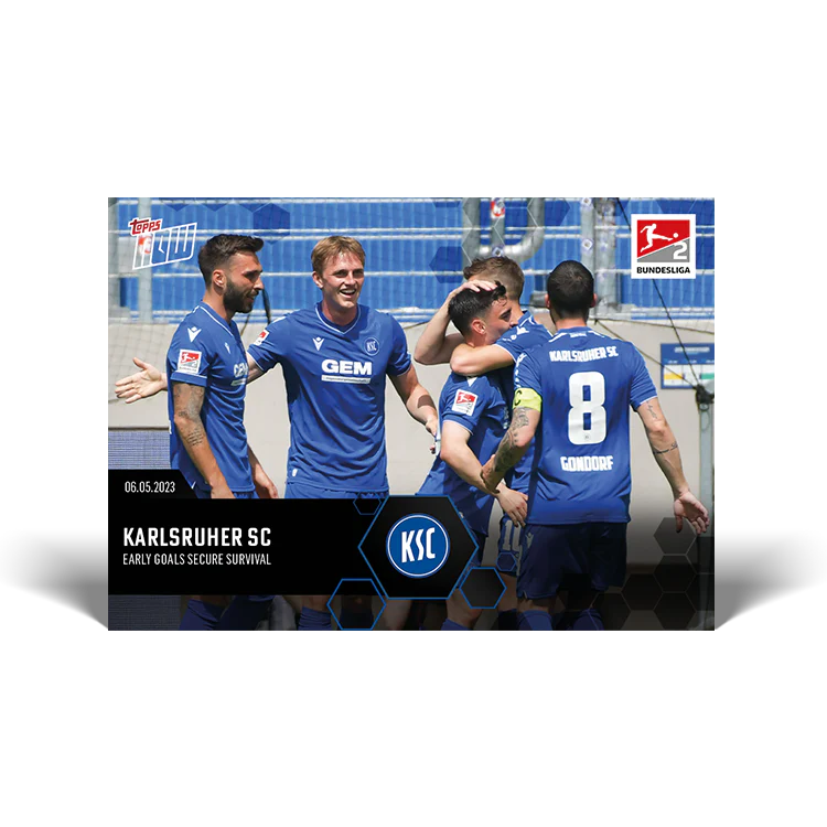Topps UK - Early goals secure survival - Bundesliga TOPPS NOW® Card #197