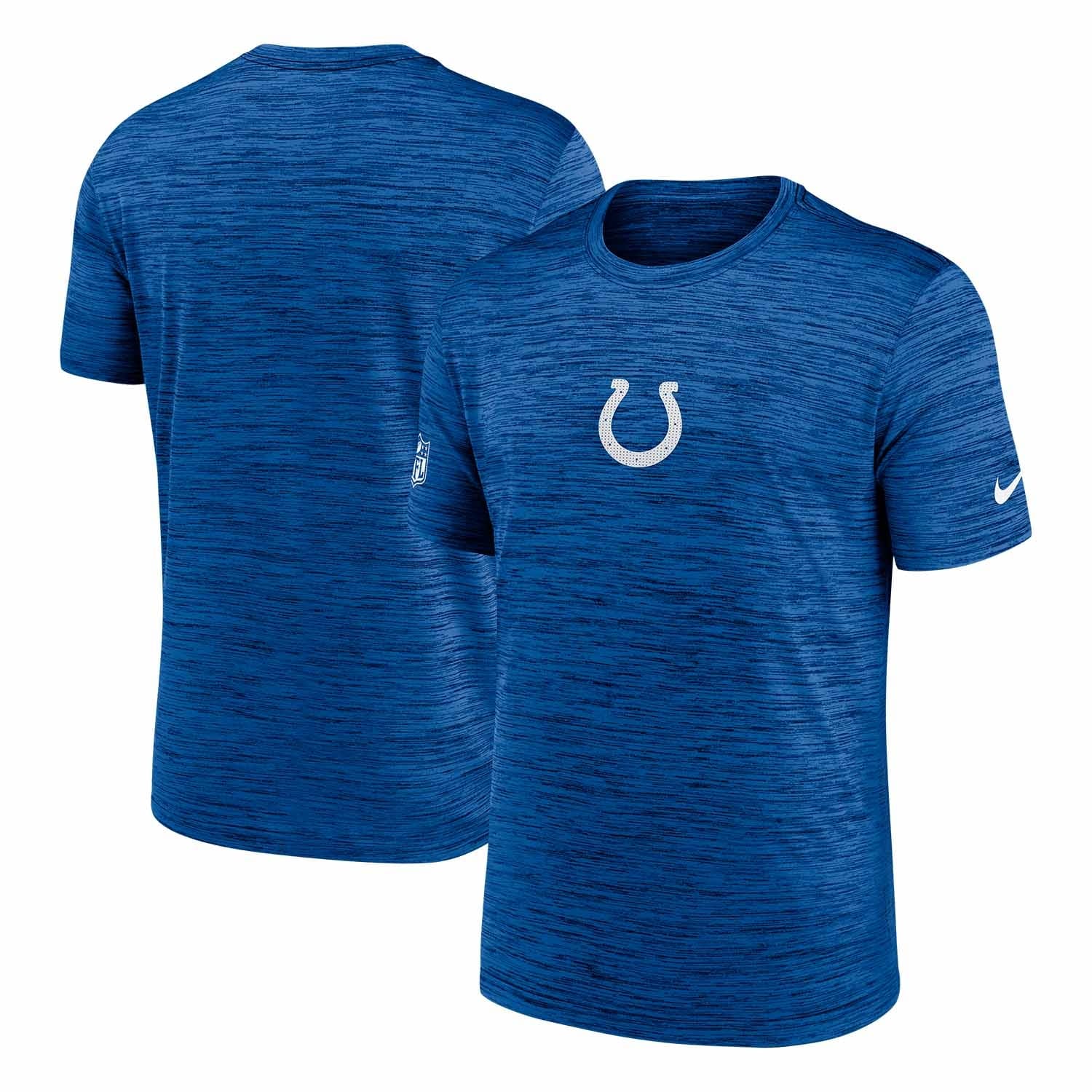 Indianapolis Colts 2025 NFL Sideline Nike Velocity Performance T-Shirt Blue
