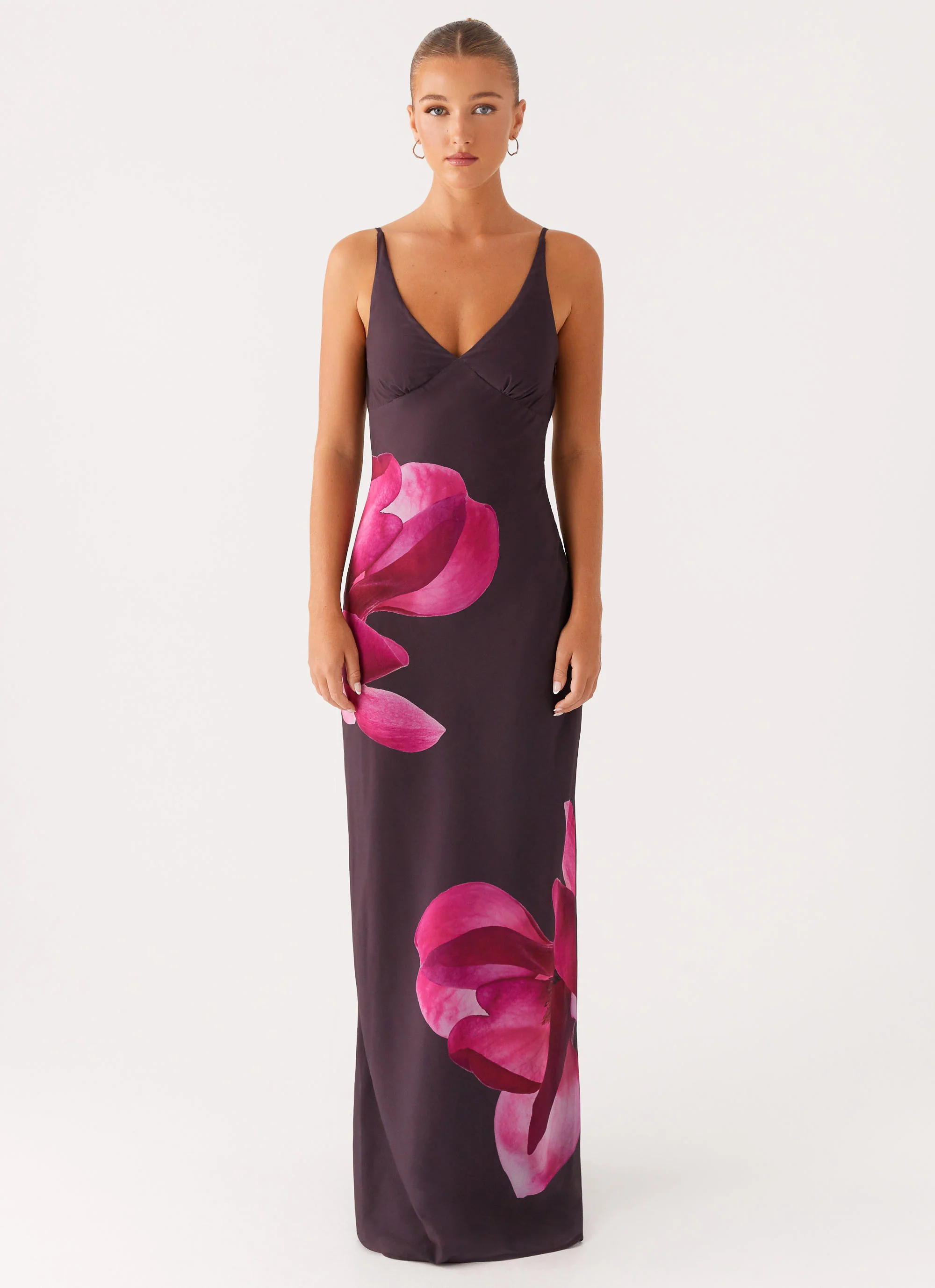 Griselda Maxi Dress - Dark Chocolate