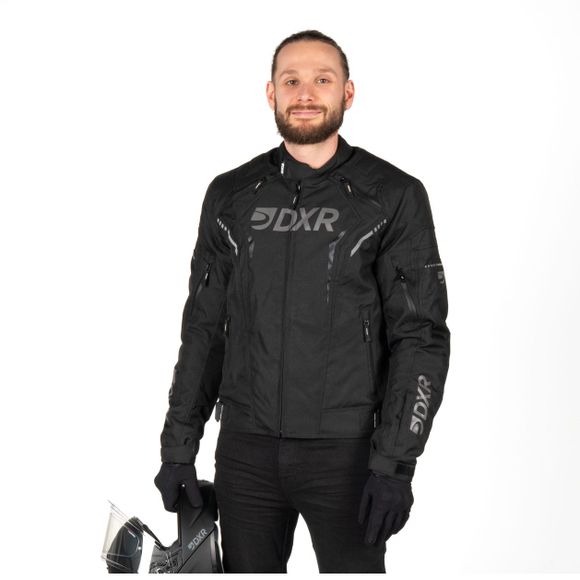 Dxr Sparker Motorcycle Jacket - BlackRef: DXR0221