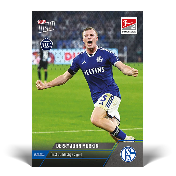Topps UK - Derry Murkin - First Bundesliga 2 goal - Bundesliga TOPPS NOW® Card #28