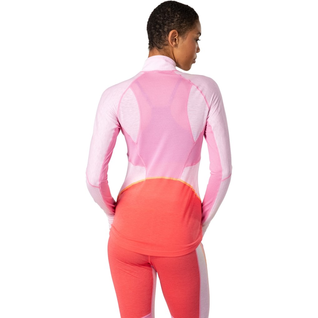 Kari Traa Alma Half Zip Baselayer Women - candy