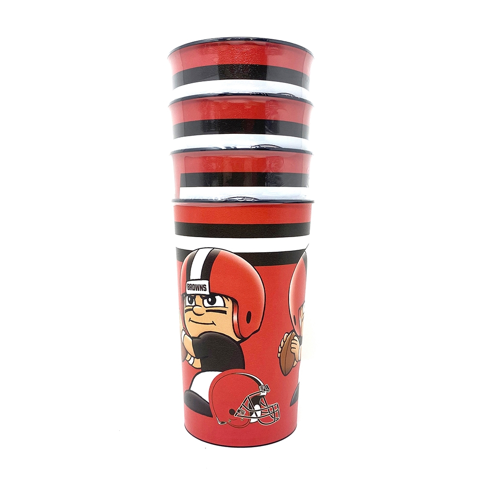 Cleveland Browns NFL TeenyMates Party Cup Set (4-Pack)